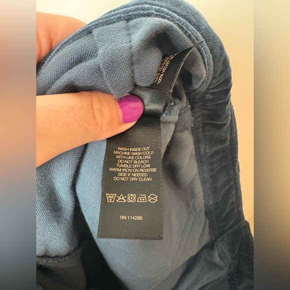 Frye Navy Wide Leg Pants - Picture 6 of 8